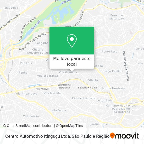 Centro Automotivo Itinguçu Ltda mapa