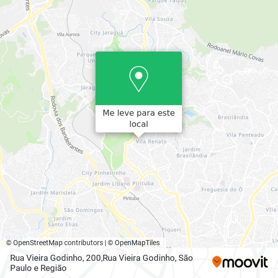 Rua Vieira Godinho, 200,Rua Vieira Godinho mapa