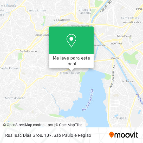 Rua Isac Dias Grou, 107 mapa