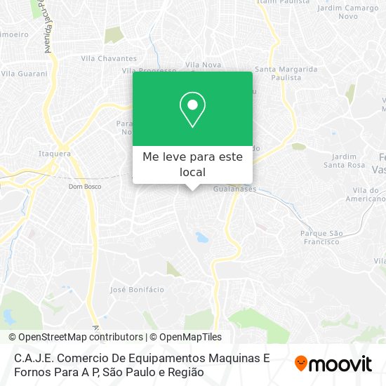 C.A.J.E. Comercio De Equipamentos Maquinas E Fornos Para A P mapa