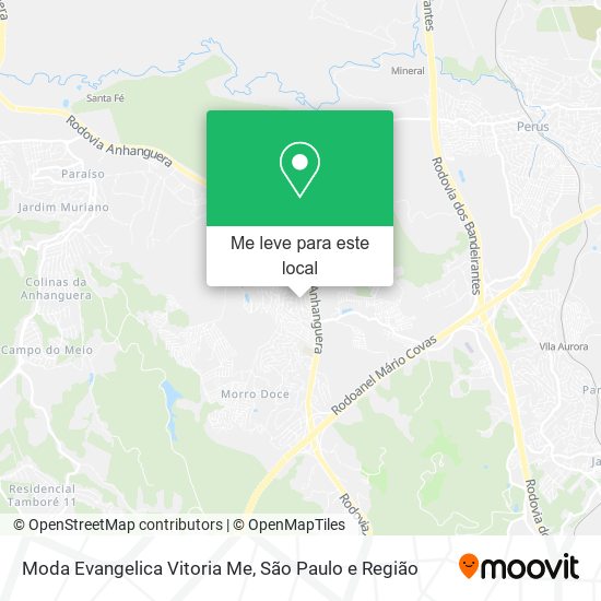 Moda Evangelica Vitoria Me mapa