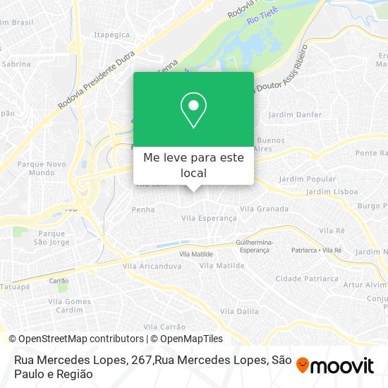 Rua Mercedes Lopes, 267,Rua Mercedes Lopes mapa