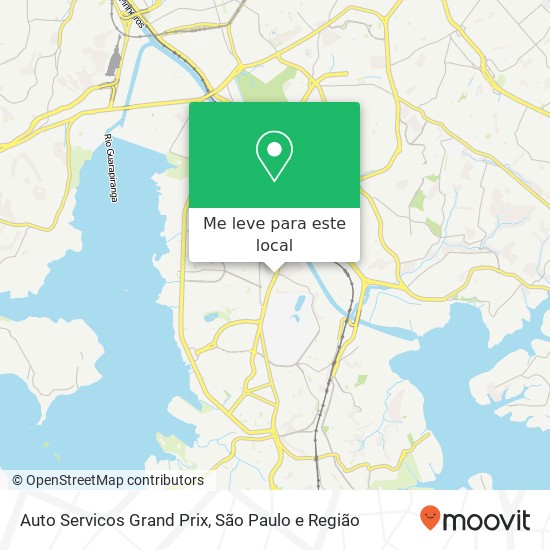 Auto Servicos Grand Prix, Avenida Interlagos, 5548 Socorro São Paulo-SP 04777-000 mapa