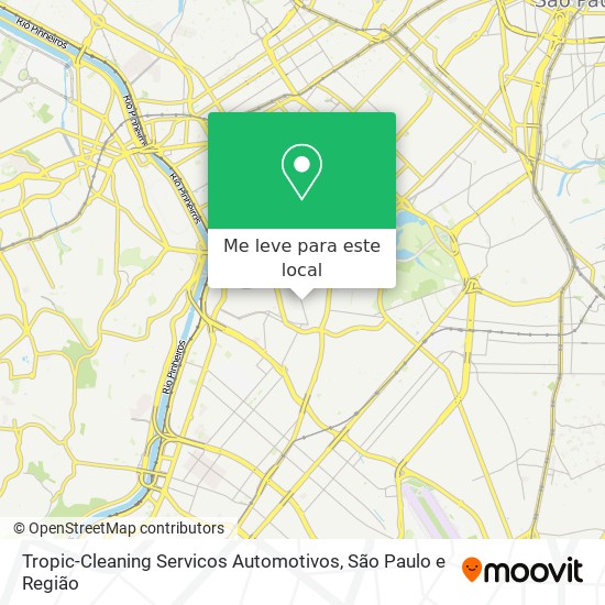 Tropic-Cleaning Servicos Automotivos mapa