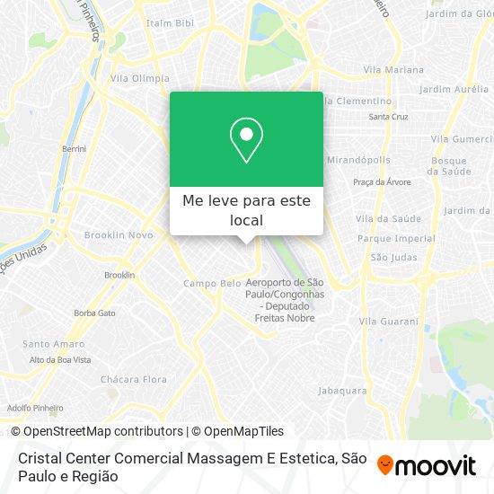 Cristal Center Comercial Massagem E Estetica mapa