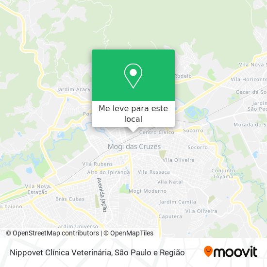Nippovet Clínica Veterinária mapa