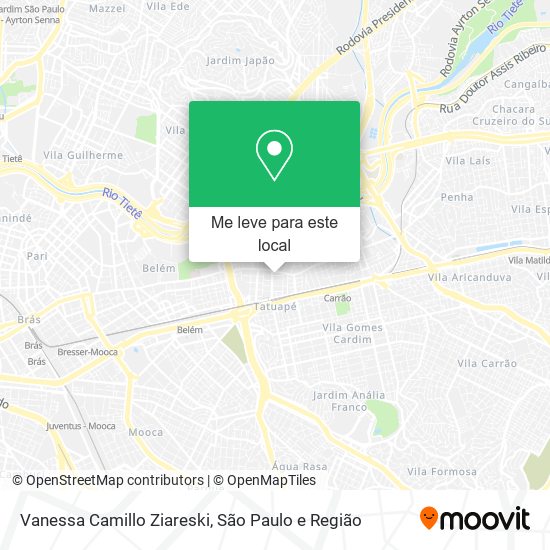 Vanessa Camillo Ziareski mapa