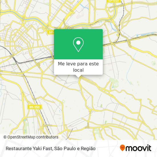 Restaurante Yaki Fast mapa