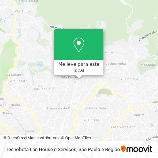 Tecnobeta Lan House e Serviços mapa