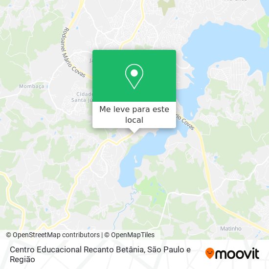 Centro Educacional Recanto Betânia mapa