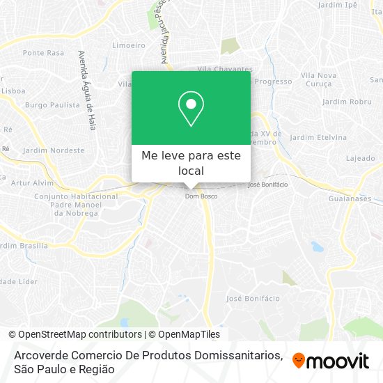 Arcoverde Comercio De Produtos Domissanitarios mapa