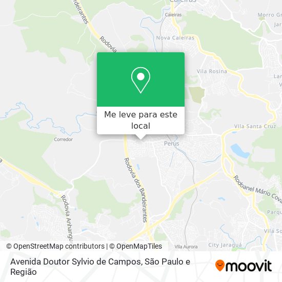 Avenida Doutor Sylvio de Campos mapa