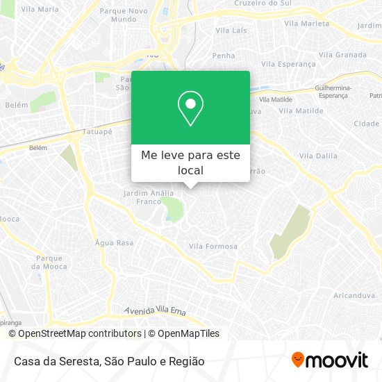 Casa da Seresta mapa