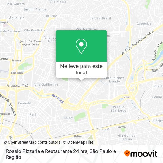 Rossio Pizzaria e Restaurante 24 hrs mapa