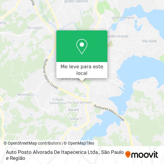 Auto Posto Alvorada De Itapecerica Ltda. mapa