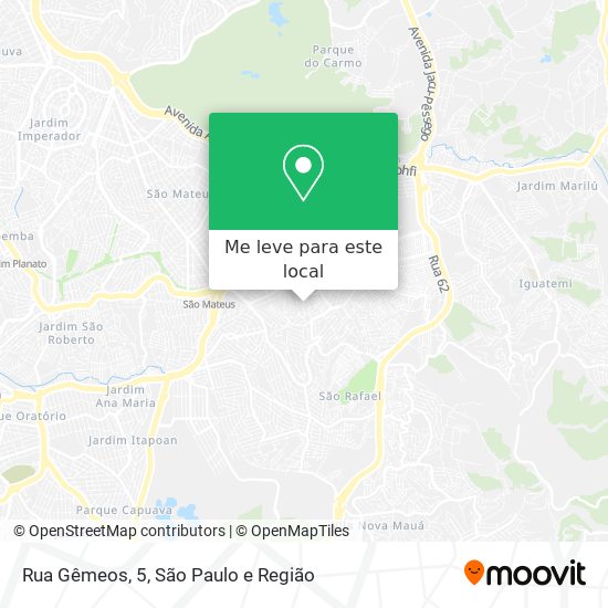 Rua Gêmeos, 5 mapa