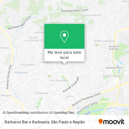 Bárbaros Bar e Barbearia mapa