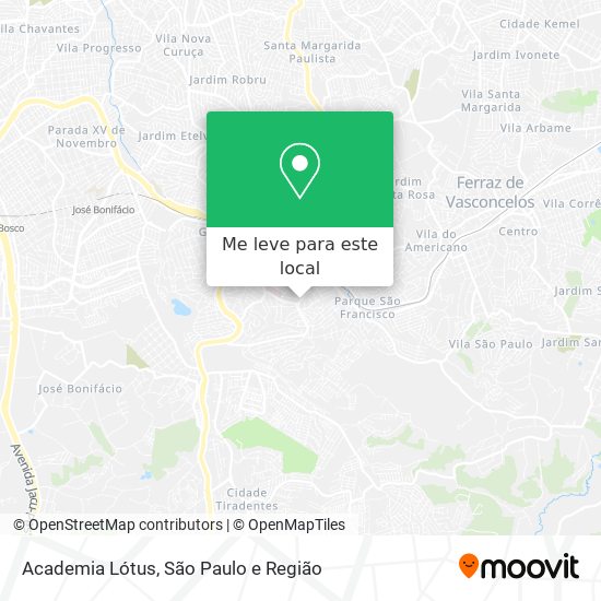 Academia Lótus mapa