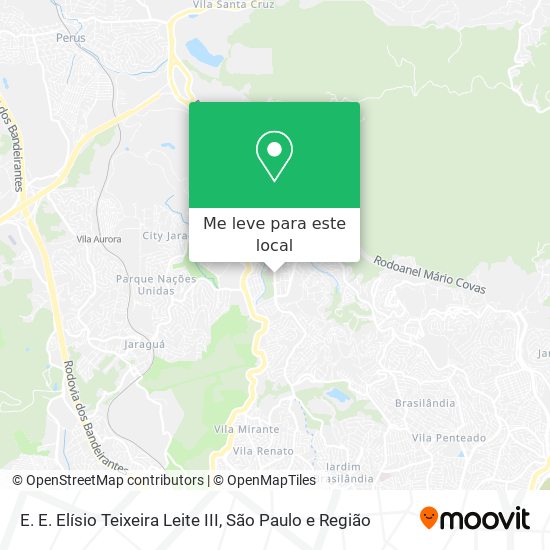 E. E. Elísio Teixeira Leite III mapa