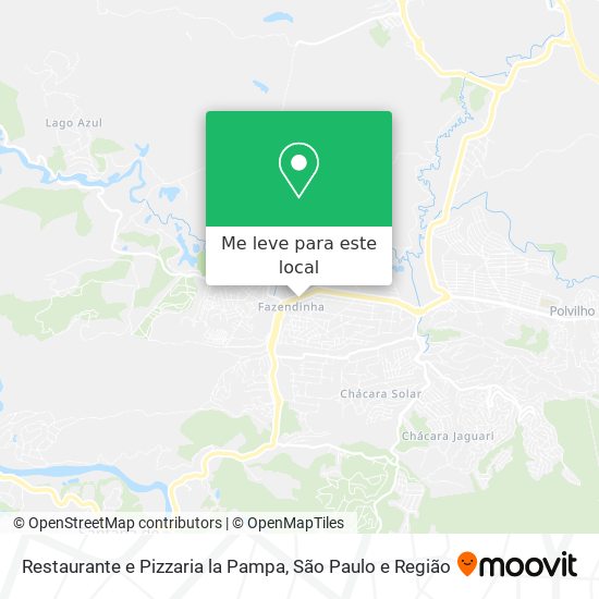 Restaurante e Pizzaria la Pampa mapa