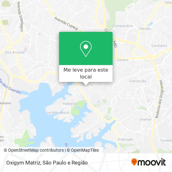 Oxigym Matriz mapa