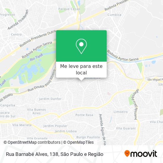 Rua Barnabé Alves, 138 mapa