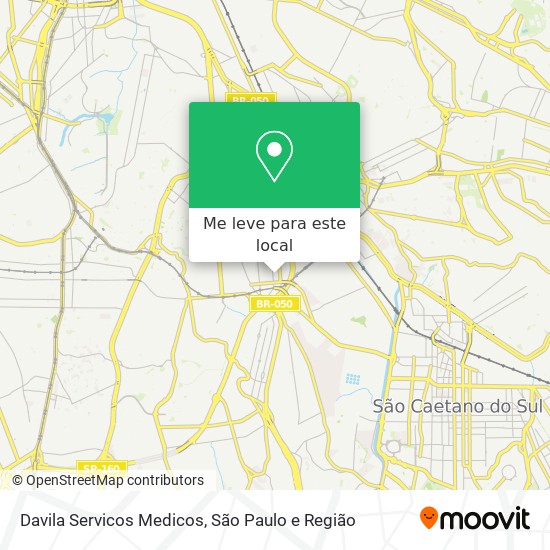 Davila Servicos Medicos mapa
