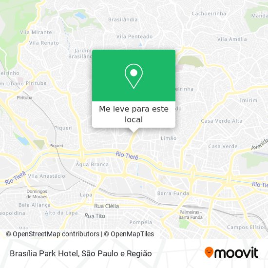 Brasília Park Hotel mapa