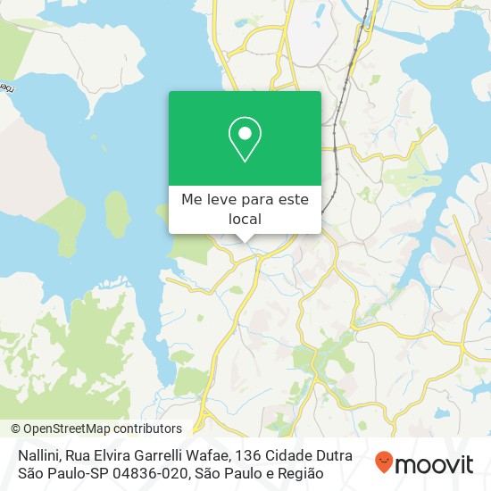 Nallini, Rua Elvira Garrelli Wafae, 136 Cidade Dutra São Paulo-SP 04836-020 mapa