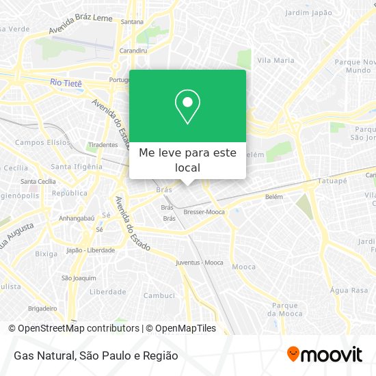 Gas Natural mapa