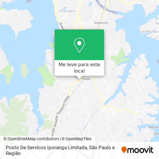 Posto De Servicos Iporanga Limitada mapa