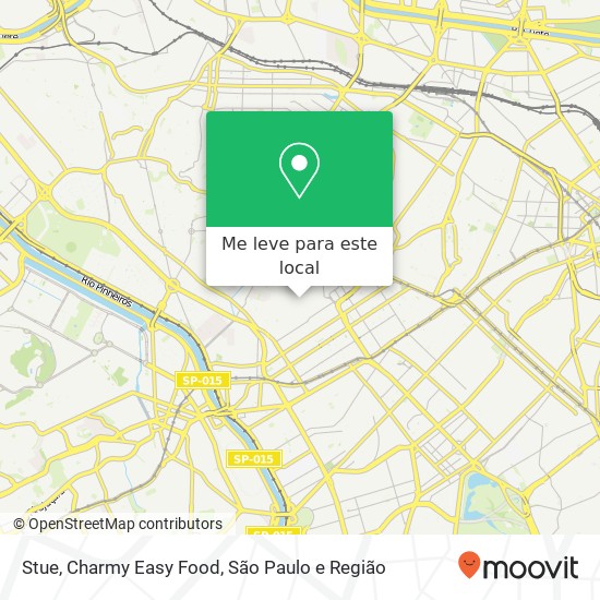 Stue, Charmy Easy Food, Rua Girassol Pinheiros São Paulo-SP 08391-080 mapa