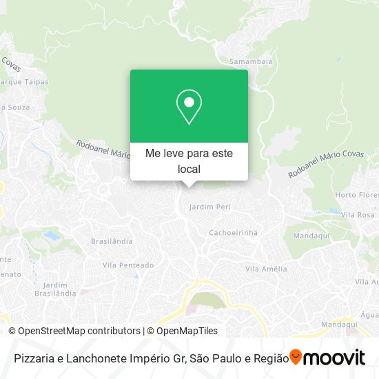 Pizzaria e Lanchonete Império Gr mapa