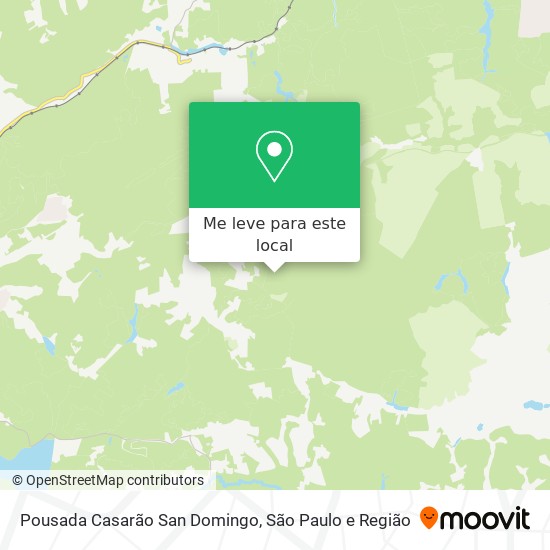 Pousada Casarão San Domingo mapa