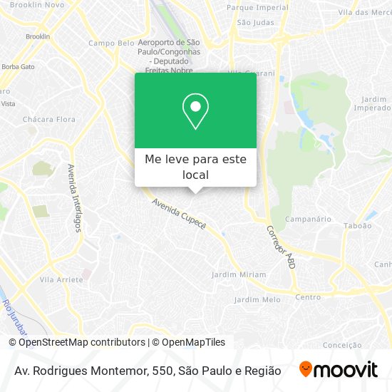 Av. Rodrigues Montemor, 550 mapa