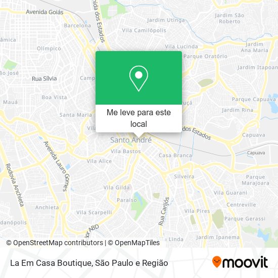 La Em Casa Boutique mapa