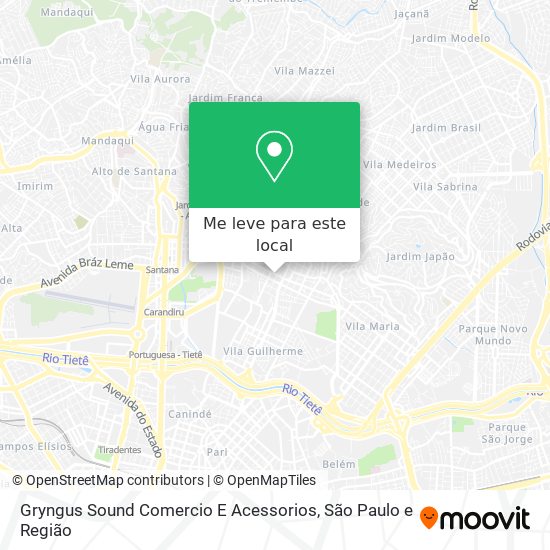 Gryngus Sound Comercio E Acessorios mapa