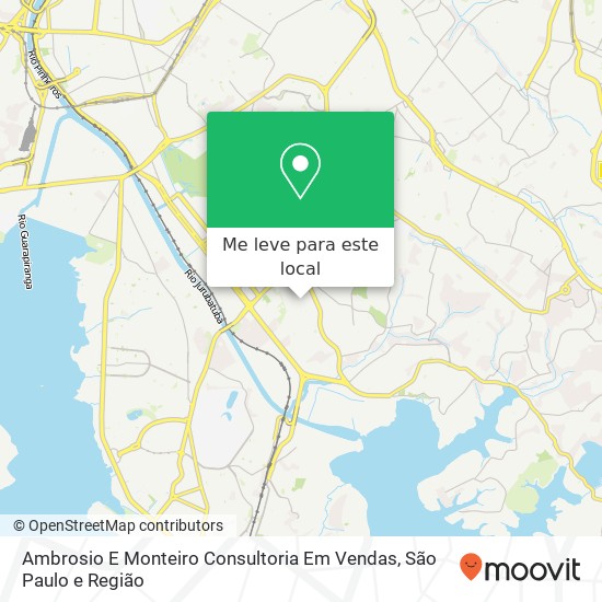 Ambrosio E Monteiro Consultoria Em Vendas, Alameda Afonso Bocchiglieri, 207 Campo Grande São Paulo-SP 04445-130 mapa