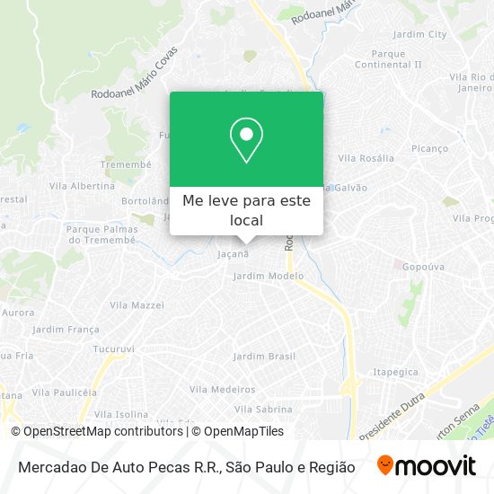 Mercadao De Auto Pecas R.R. mapa