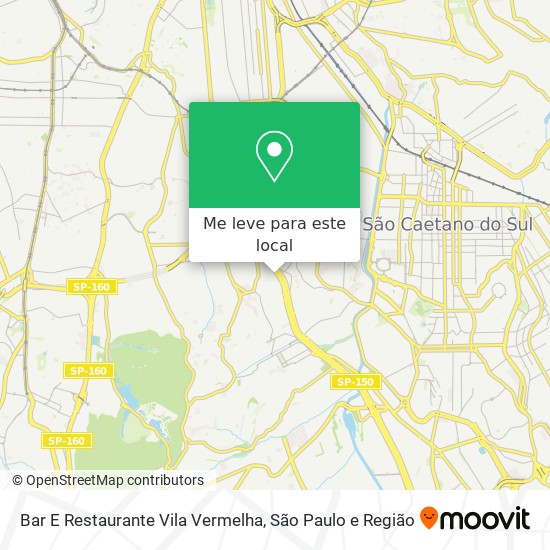 Bar E Restaurante Vila Vermelha mapa