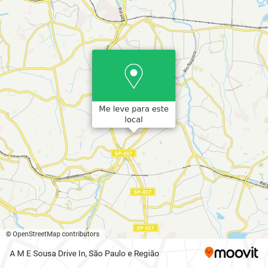 A M E Sousa Drive In mapa