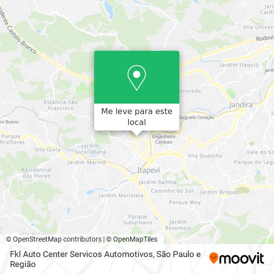 Fkl Auto Center Servicos Automotivos mapa