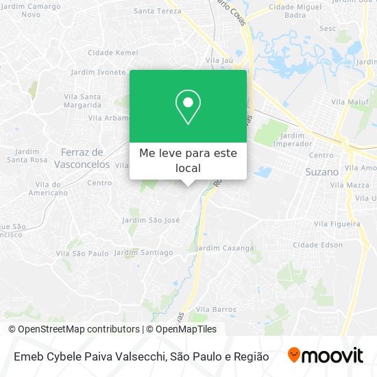 Emeb Cybele Paiva Valsecchi mapa