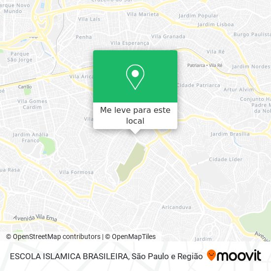 ESCOLA ISLAMICA BRASILEIRA mapa