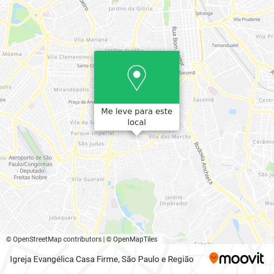 Igreja Evangélica Casa Firme mapa