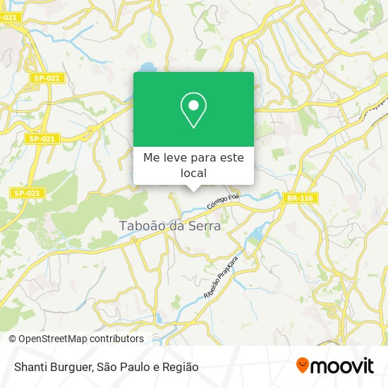 Shanti Burguer mapa
