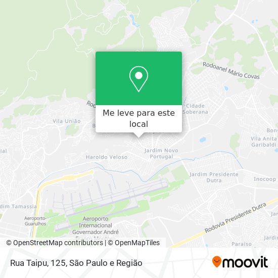 Rua Taipu, 125 mapa