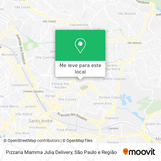 Pizzaria Mamma Julia Delivery mapa