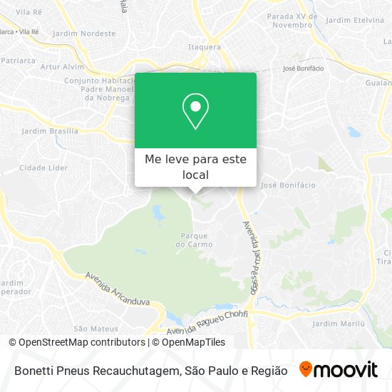 Bonetti Pneus Recauchutagem mapa