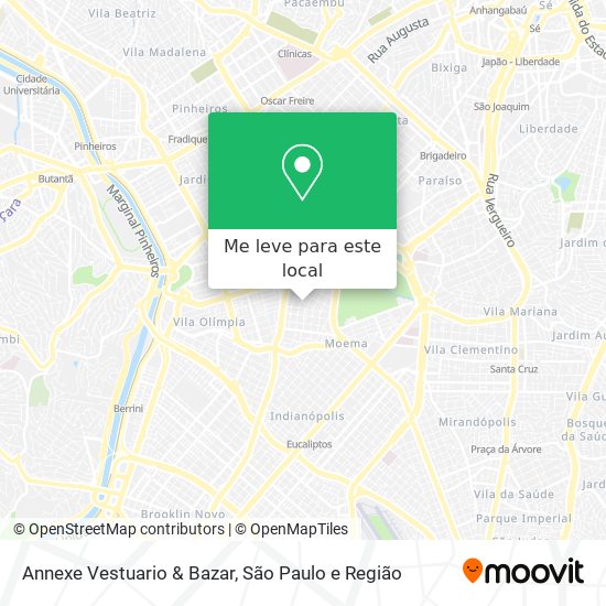 Annexe Vestuario & Bazar mapa